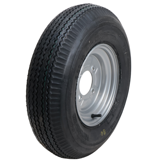 Vredestein Compleet aanhanger wiel - 5.00-10 - Vredestein - steekmaat: 4x115 - draagvermogen: 450 kg - naafdiameter: 85 mm - 6PR