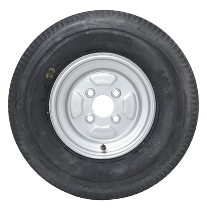 Vredestein Compleet aanhanger wiel - 5.00-10 - Vredestein - steekmaat: 4x100 - draagvermogen: 450 kg - naafdiameter: 60 mm - 6PR