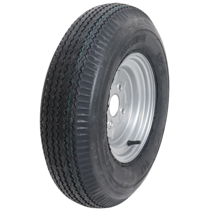 Vredestein Compleet aanhanger wiel - 5.00-10 - Vredestein - steekmaat: 4x100 - draagvermogen: 450 kg - naafdiameter: 60 mm - 6PR