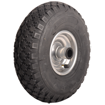 Winterhoff Winterhoff Los wiel voor neuswiel met stalen velg - luchtband 3.00-4 mm - 200 kg maximaal draagvermogen - naafdiameter 20 mm