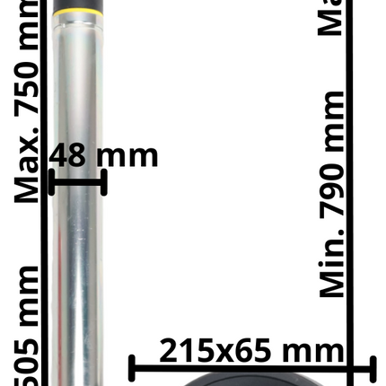 Winterhoff Winterhoff Neuswiel - rond 48 mm - draagvermogen: 150 kg - kogeldrukmeter